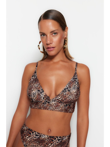 Trendyol животински печат триъгълник бикини отгоре