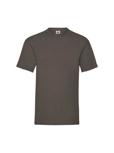 Czekoladowa koszulka męska Valueweight Fruit of the Loom