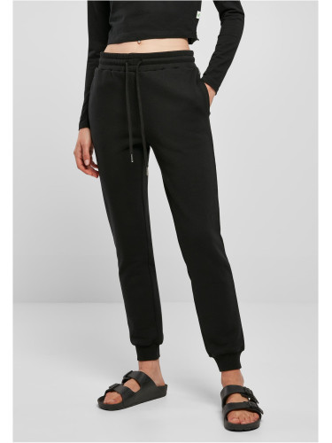 Women's Organic Slim Sweat Pants Black