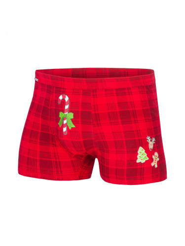 Boxers Candy Cane 017/42 Merry Christmas Red