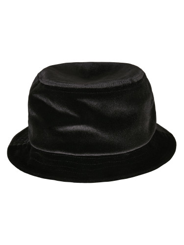 Velvet Bucket Hat Black