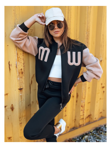 Komplet damski dresowy MALWA czarny Dstreet
