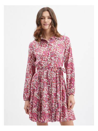 Orsay Pink Patterned Dress - Ladies