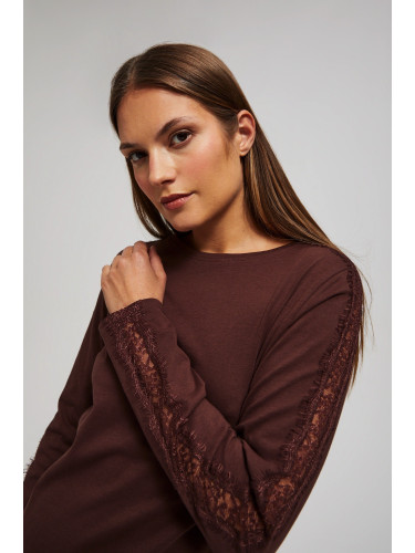 Marisse Blouse With Lace On The Sleeves