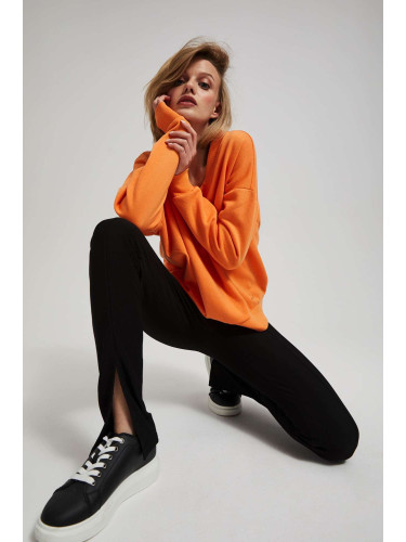 Marisse Leggings With A Slit At The Front Of The Legs