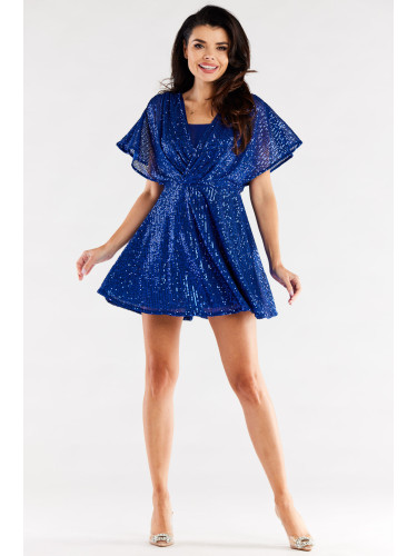 Awama Woman's Dress A488 Blue