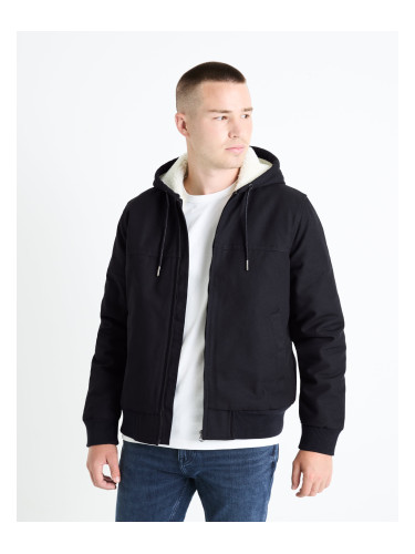 Celio Sherpa Hoodie Jacket Fuhoodie - Men