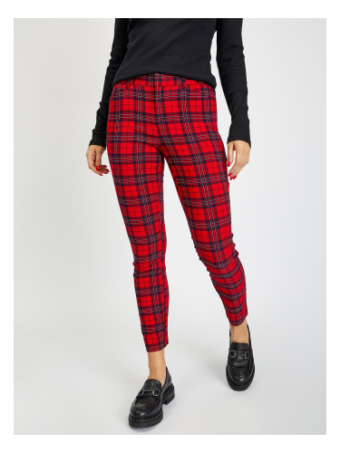 GAP Checkered skinny bi-stretch trousers - Women's