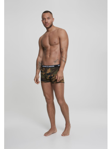 2-pack of camo boxer shorts with wooden camo