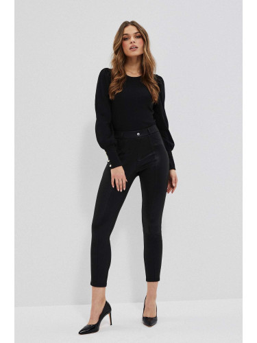 Marisse Shiny Leggings Z-Lg-3601 Black