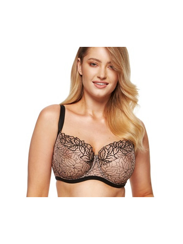 Дантелен сутиен с флорален мотив