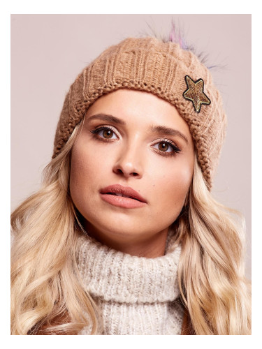 Bamboo hat in bamboo color