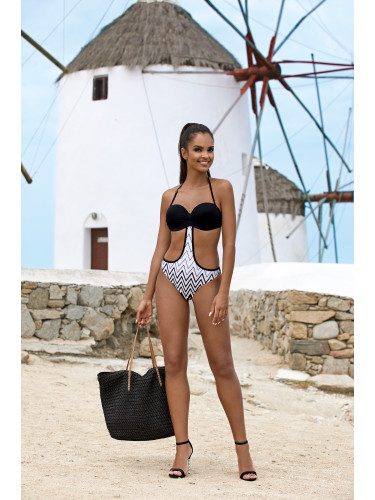 Черно-бели монокини L4350/0