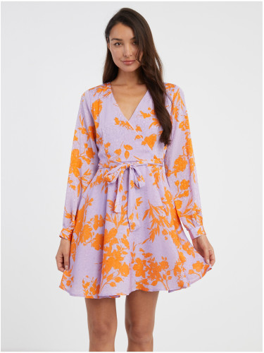 Светло лилава дамска флорална рокля САМО Лято - Жени