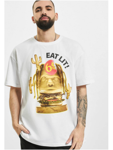 Eat Lit Oversize Tee White