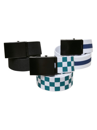 Belts Trio black/jasper/spaceblue