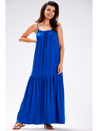 Awama Woman's Dress A582 Blue