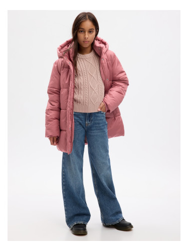 GAP Children's Quilted Jacket with Hoodie - Girls