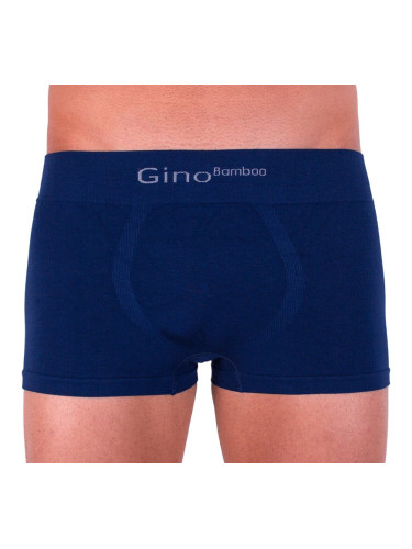 Men's Boxers Gino seamless bamboo blue