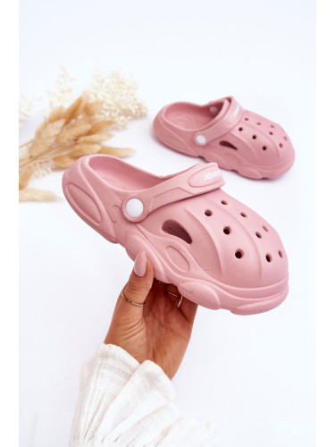 Kids foam slippers Crocs Pink Cloudy