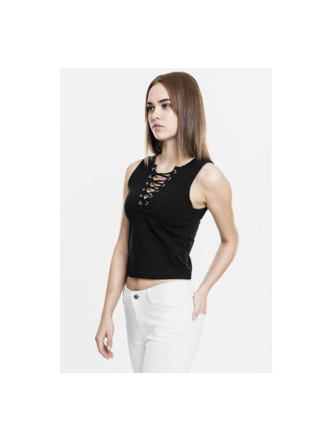 Women's lace top black