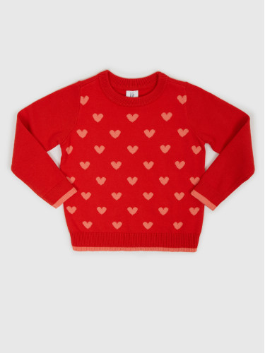 GAP Children's Heart Pattern Sweater - Girls