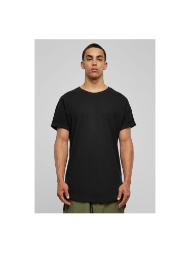 Long T-shirt Turnup Tee black