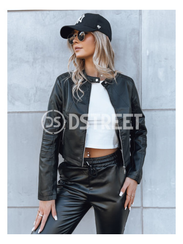 Kurtka damska skórzana CHIC STYLE czarna  Dstreet