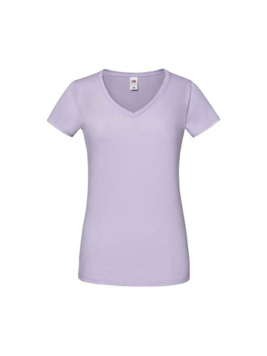Lavender Women's T-shirt Iconic Vneck Fruit of the Loom