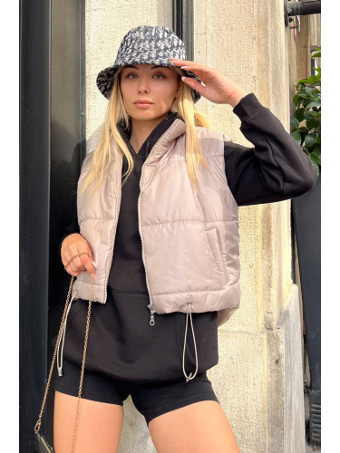 Дамски елек. Trend Alaçatı Stili Puffer