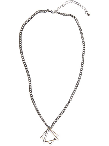 Mercury layering necklace made of gunmetal