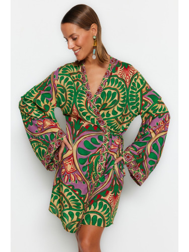 Дамска рокля Trendyol TBESS23KM00045/Very colorful