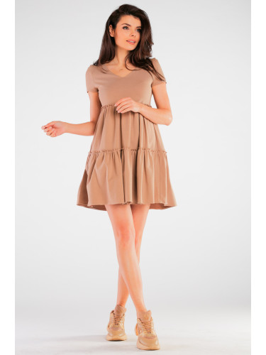 Infinite You Woman's Dress M244 Beige