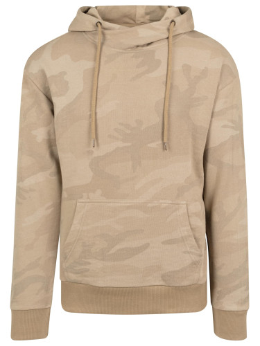 High Neck Camo Hoody sand camo