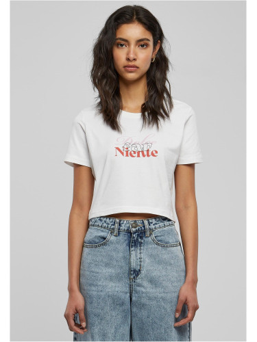 Dolce Far Niente Cropped Tee White