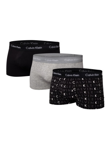 Мъжки боксерки Calvin Klein Calvin_Klein_Trunks_U2664G_YKS_3Pack_Black/Grey