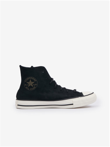 Black Women's Converse Chuck Taylor All Star Mono Leather Ankle Sneakers