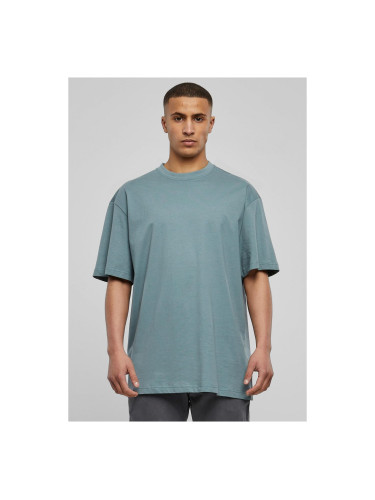 Висока тениска на прах синьо