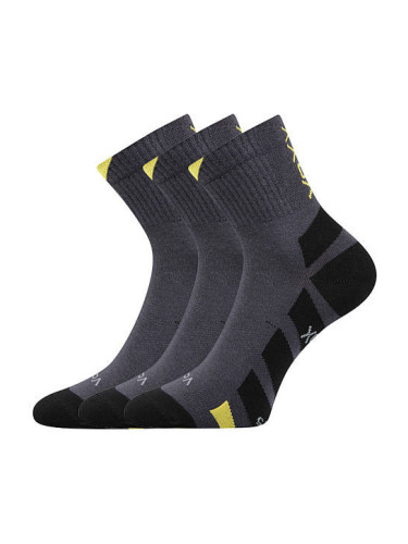 3PACK VoXX dark gray socks