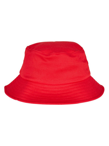 Children's Cap Flexfit Cotton Twill Bucket, Red