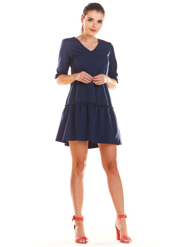 Infinite You Woman's Dress M199 Navy Blue