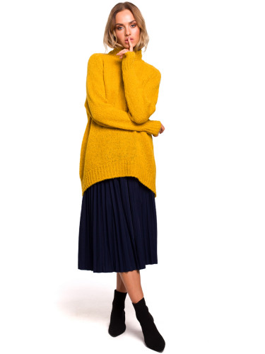 Made Of Emotion Woman's Pullover M468 Honey