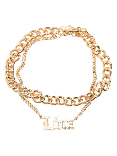 Zodiac Golden Anklet Pound