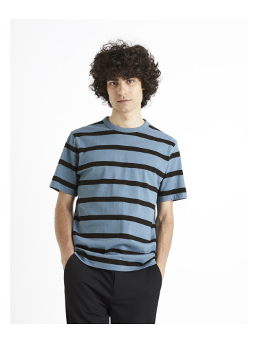 Celio Striped T-Shirt Beboxar - Men's