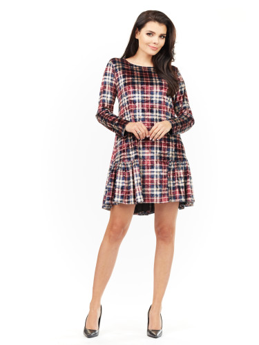 Infinite You Woman's Dress M149 Checkered
