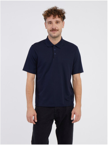 Dark blue mens polo shirt Jack & Jones Blamatt - Men