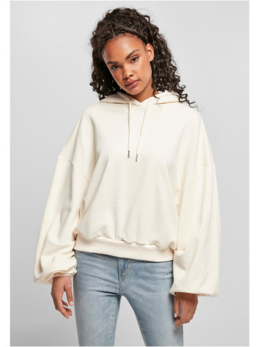 Women's Organic Oversized Terry Cloth Hooded Whitesand