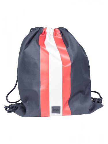 Striped gymnastics bag nautical/fiery red/white