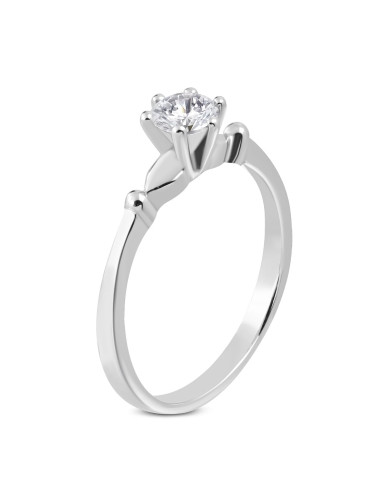 Luxury II surgical steel engagement ring