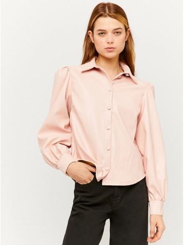 Pink faux leather shirt TALLY WEiJL